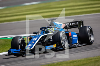 2021-07-16 - 03 Zhou Guanyu (chn), UNI-Virtuosi Racing, Dallara F2, action during the 4th round of the 2021 FIA Formula 2 Championship from July 16 to 18, 2021 on the Silverstone Circuit, in Silverstone, United Kingdom - Photo Diederik van der Laan / Dutch Photo Agency / DPPI - 4TH ROUND OF THE 2021 FIA FORMULA 2 CHAMPIONSHIP - FORMULA 2 - MOTORS