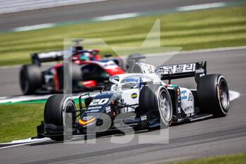 2021-07-16 - 20 Petecof Gianluca (bra), Campos Racing, Dallara F2, action during the 4th round of the 2021 FIA Formula 2 Championship from July 16 to 18, 2021 on the Silverstone Circuit, in Silverstone, United Kingdom - Photo Diederik van der Laan / Dutch Photo Agency / DPPI - 4TH ROUND OF THE 2021 FIA FORMULA 2 CHAMPIONSHIP - FORMULA 2 - MOTORS