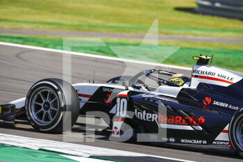 2021-07-18 - 10 Pourchaire Théo (fra), ART Grand Prix, Dallara F2, action during the 4th round of the 2021 FIA Formula 2 Championship from from July 16 to 18, 2021 on the Silverstone Circuit, in Silverstone, United Kingdom - Photo Xavi Bonilla / DPPI - 4TH ROUND OF THE 2021 FIA FORMULA 2 CHAMPIONSHIP - FORMULA 2 - MOTORS