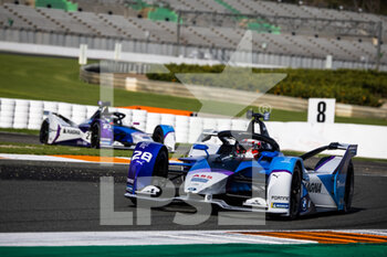 2020-11-28 - 28 Dennis Jake (gbr), BMW i Andretti Motorsport, BMW iFE.21, action during the Valencia pre-season test for the 2020-21 ABB FIA Formula E World Championship, on the Ricardo Tormo Circuit, from November 28 to December 1, 2020 in Valencia, Spain - Photo Germain Hazard / DPPI - VALENCIA PRE-SEASON TEST FOR THE 2020-21 ABB FIA FORMULA E WORLD CHAMPIONSHIP - FORMULA E - MOTORS