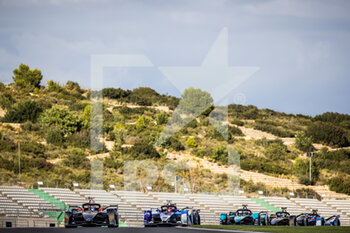 2020-11-29 - 25 Vergne Jean-Eric (fra), DS Techeetah, DS E-Tense FE20, action 28 Günther Maximilian (ger), BMW i Andretti Motorsport, BMW iFE.21, action during the Valencia pre-season test for the 2020-21 ABB FIA Formula E World Championship, on the Ricardo Tormo Circuit, from November 28 to December 1, 2020 in Valencia, Spain - Photo Germain Hazard / DPPI - VALENCIA PRE-SEASON TEST FOR THE 2020-21 ABB FIA FORMULA E WORLD CHAMPIONSHIP - SUNDAY - FORMULA E - MOTORS