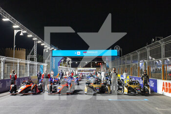 2021-02-25 - groupe picture during the 2021 Diriyah ePrix, 1st round of the 2020â21 Formula E World Championship, on the Riyadh Street Circuit from February 25 to 27, in Riyadh, Saudi Arabia - Photo GrÃ©gory Lenormand / DPPI - 2021 DIRIYAH EPRIX, 1ST ROUND OF THE FORMULA E WORLD CHAMPIONSHIP - FORMULA E - MOTORS