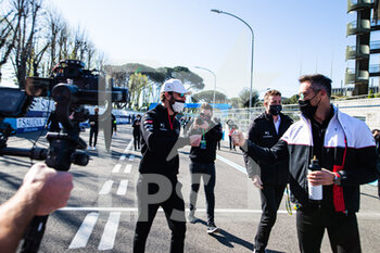2021-04-09 - VERGNE Jean-Eric (fra), DS Techeetah, DS E-Tense FE20, portrait LOTTERER André (ger), TAG Heuer Porsche Formula E Team, Porsche 99X Electric, portrait trackwalk during the 2021 Rome ePrix, 3rd round of the 2020-21 Formula E World Championship, on the Circuito Cittadino dell'EUR from April 9 to 11, in Rome, Italy - Photo Germain Hazard / DPPI - 2021 ROME EPRIX, 3RD ROUND OF THE 2020-21 FORMULA E WORLD CHAMPIONSHIP - FORMULA E - MOTORS