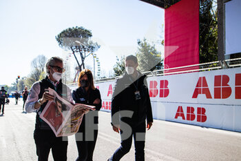 2021-04-09 - ambiance trackwalk during the 2021 Rome ePrix, 3rd round of the 2020-21 Formula E World Championship, on the Circuito Cittadino dell'EUR from April 9 to 11, in Rome, Italy - Photo Germain Hazard / DPPI - 2021 ROME EPRIX, 3RD ROUND OF THE 2020-21 FORMULA E WORLD CHAMPIONSHIP - FORMULA E - MOTORS