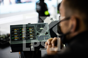 2021-04-10 - ambiance radio during the 2021 Rome ePrix, 3rd round of the 2020-21 Formula E World Championship, on the Circuito Cittadino dell'EUR from April 9 to 11, in Rome, Italy - Photo Germain Hazard / DPPI - 2021 ROME EPRIX, 3RD ROUND OF THE 2020-21 FORMULA E WORLD CHAMPIONSHIP - FORMULA E - MOTORS