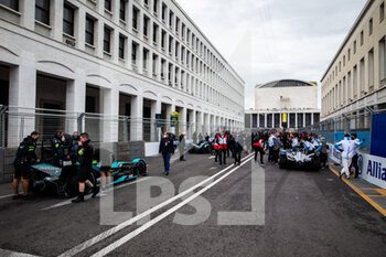 2021-04-10 - EVANS Mitch (nzl), Jaguar Racing, Jaguar I-Type 5, portrait grille de depart starting grid during the 2021 Rome ePrix, 3rd round of the 2020-21 Formula E World Championship, on the Circuito Cittadino dell'EUR from April 9 to 11, in Rome, Italy - Photo Germain Hazard / DPPI - 2021 ROME EPRIX, 3RD ROUND OF THE 2020-21 FORMULA E WORLD CHAMPIONSHIP - FORMULA E - MOTORS