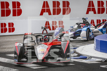 2021-04-10 - 23 Buemi Sébastien (swi), Nissan e.dams, Nissan IM02, action during the 2021 Rome ePrix, 3rd round of the 2020-21 Formula E World Championship, on the Circuito Cittadino dell'EUR from April 9 to 11, in Rome, Italy - Photo François Flamand / DPPI - 2021 ROME EPRIX, 3RD ROUND OF THE 2020-21 FORMULA E WORLD CHAMPIONSHIP - FORMULA E - MOTORS