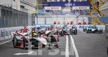 2021-04-11 - 22 Rowland Oliver (gbr), Nissan e.dams, Nissan IM02, action during the 2021 Rome ePrix, 4th round of the 2020-21 Formula E World Championship, on the Circuito Cittadino dell'EUR from April 9 to 11, in Rome, Italy - Photo François Flamand / DPPI - 2021 ROME EPRIX, 4TH ROUND OF THE 2020-21 FORMULA E WORLD CHAMPIONSHIP - FORMULA E - MOTORS