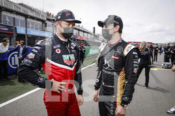 2021-04-25 - LOTTERER André (ger), TAG Heuer Porsche Formula E Team, Porsche 99X Electric, portrait VERGNE Jean-Eric (fra), DS Techeetah, DS E-Tense FE20, portrait during the 2021 Valencia ePrix, 3rd meeting of the 2020-21 Formula E World Championship, on the Circuit Ricardo Tormo from April 23 to 25, in Valencia, Spain - Photo François Flamand / DPPI - 2021 VALENCIA EPRIX, 3RD MEETING OF THE 2020-21 FORMULA E WORLD CHAMPIONSHIP - FORMULA E - MOTORS