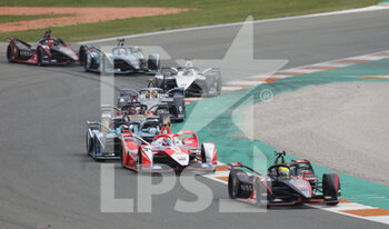 2021-04-25 - 22 Rowland Oliver (gbr), Nissan e.dams, Nissan IM02, action during the 2021 Valencia ePrix, 3rd meeting of the 2020-21 Formula E World Championship, on the Circuit Ricardo Tormo from April 23 to 25, in Valencia, Spain - Photo François Flamand / DPPI - 2021 VALENCIA EPRIX, 3RD MEETING OF THE 2020-21 FORMULA E WORLD CHAMPIONSHIP - FORMULA E - MOTORS