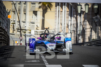 2021-05-08 - 27 Dennis Jake (gbr), BMW i Andretti Motorsport, BMW iFE.21, action during the 2021 Monaco ePrix, 4th meeting of the 2020-21 Formula E World Championship, on the Circuit de Monaco on May 8, in Monaco - Photo Grégory Lenormand / DPPI - 2021 MONACO EPRIX, 4TH MEETING OF THE 2020-21 FORMULA E WORLD CHAMPIONSHIP - FORMULA E - MOTORS