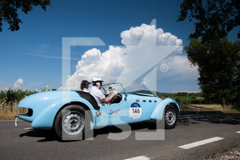 2021-06-16 - A car drives in the Maremma region during the second leg of the Mille Miglia 2021  on june 17, 2021 in, Italy. Photo by Gianluca Checchi/New Reporter - MILLE MIGLIA 2021  - HISTORIC - MOTORS