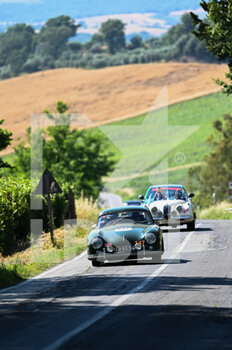 2021-06-16 - A car drives in the Maremma region during the second leg of the Mille Miglia 2021  on june 17, 2021 in the Maremma, Italy. Photo by Umberto Favretto/New Reporter - MILLE MIGLIA 2021  - HISTORIC - MOTORS