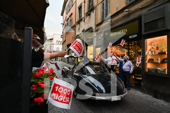 2021-06-16 - A car drives in Viterbo during the second leg of the Mille Miglia 2021  on june 17, 2021 in Viterbo, Italy. Photo by Umberto Favretto/New Reporter - MILLE MIGLIA 2021  - HISTORIC - MOTORS