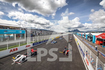 2021-06-19 - depart start 99 Wehrlein Pascal (ger), TAG Heuer Porsche Formula E Team, Porsche 99X Electric, action 22 Rowland Oliver (gbr), Nissan e.dams, Nissan IM02, action 27 Dennis Jake (gbr), BMW i Andretti Motorsport, BMW iFE.21, action during the 2021 Puebla ePrix, 5th meeting of the 2020-21 Formula E World Championship, on the Autodromo Miguel E. Abed from June 18 to 20, in Puebla, Mexico - Photo Germain Hazard / DPPI - 2021 PUEBLA EPRIX, 5TH MEETING OF THE 2020-21 FORMULA E WORLD CHAMPIONSHIP - FORMULA E - MOTORS