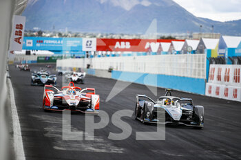 2021-06-19 - 94 Lynn Alexandre (gbr), Mahindra Racing, Mahinda M7Electro, action 05 Vandoorne Stoffel (bel), Mercedes-Benz EQ Formula E Team, Mercedes-Benz EQ Silver Arrow 02, action during the 2021 Puebla ePrix, 5th meeting of the 2020-21 Formula E World Championship, on the Autodromo Miguel E. Abed from June 18 to 20, in Puebla, Mexico - Photo Xavi Bonilla / DPPI - 2021 PUEBLA EPRIX, 5TH MEETING OF THE 2020-21 FORMULA E WORLD CHAMPIONSHIP - FORMULA E - MOTORS