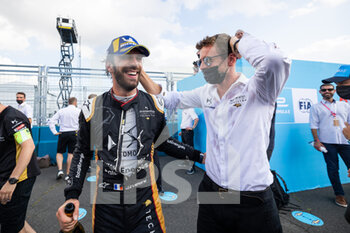 2021-07-10 - VERGNE Jean-Eric (fra), DS Techeetah, DS E-Tense FE20, portrait Rossiter James, DS Techeetah Sporting Director & Reserve driver, portrait podium during the 2021 New York City ePrix, 6th meeting of the 2020-21 Formula E World Championship, on the Brooklyn Street Circuit from July 10 to 11, in New York, USA - Photo Germain Hazard / DPPI - 2021 NEW YORK CITY EPRIX, 6TH MEETING OF THE 2020-21 FORMULA E WORLD CHAMPIONSHIP - FORMULA E - MOTORS