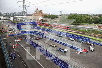 2021-07-25 - Race action during the 2021 London ePrix, 7th meeting of the 2020-21 Formula E World Championship, on the ExCel London from July 24 to 25, in London, United Kingdom - Photo Xavi Bonilla / DPPI - 2021 LONDON EPRIX, 7TH MEETING OF THE 2020-21 FORMULA E WORLD CHAMPIONSHIP - FORMULA E - MOTORS
