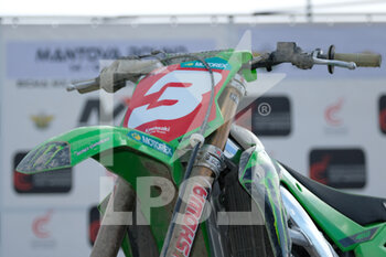 2021-03-14 - Details of Romain Fevre (FRA) Kawasaki bike. - MX INTERNAZIONALI D'ITALIA 2021 - MX1 CATEGORY - MOTOCROSS - MOTORS