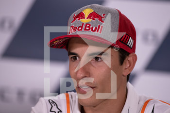 2019-09-15 - Marc Marquez, Spanish rider and MotoGP World Champion with number 93 for Repsol Honda Team - THURSDAY AND SUNDAY PRESS CONFERENCE OF THE MOTOGP OF SAN MARINO AND RIVIERA DI RIMINI - MOTOGP - MOTORS