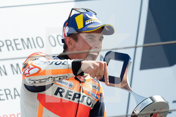 2019-09-15 - Marc Marquez, Spanish rider and MotoGP World Champion with number 93 for Repsol Honda Team - SUNDAY WARM-UP & RACE OF THE MOTOGP OF SAN MARINO AND RIVIERA DI RIMINI - MOTOGP - MOTORS