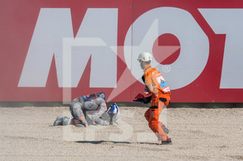 2020-09-19 - Crash of MIGUEL OLIVEIRA - RED BULL KTM TECH 3 - FP3 MOTOGP GP EMILIA ROMAGNA E RIVIERA DI RIMINI - MOTOGP - MOTORS