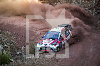 2020-09-18 - 17 OGIER Sebastien (FRA), INGRASSIA Julien (FRA), Toyota Yaris WRC, Toyota Gazoo Racing WRT, action during the 2020 Rally of Turkey, 5th round of the 2020 FIA WRC Championship from September 18 to 20, 2020 at Marmaris, Mugla in Turkey - Photo Gregory Lenormand / DPPI - RALLY OF TURKEY, 5TH ROUND OF THE 2020 FIA WRC CHAMPIONSHIP - RALLY - MOTORS