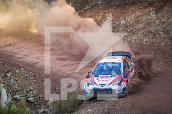 2020-09-18 - 33 EVANS Elfyn (GBR), MARTIN Scott (GBR), Toyota Yaris WRC, Toyota Gazoo Racing WRT, action during the 2020 Rally of Turkey, 5th round of the 2020 FIA WRC Championship from September 18 to 20, 2020 at Marmaris, Mugla in Turkey - Photo Gregory Lenormand / DPPI - RALLY OF TURKEY, 5TH ROUND OF THE 2020 FIA WRC CHAMPIONSHIP - RALLY - MOTORS