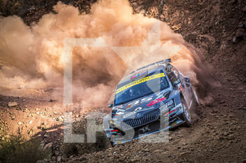 2020-09-18 - 23 Eyvind BRYNILDSEN (NOR), Ilka MINOR (aut), TOKSPORT WRT, SKODA Fabia Evo, WRC 2, action during the 2020 Rally of Turkey, 5th round of the 2020 FIA WRC Championship from September 18 to 20, 2020 at Marmaris, Mugla in Turkey - Photo Gregory Lenormand / DPPI - RALLY OF TURKEY, 5TH ROUND OF THE 2020 FIA WRC CHAMPIONSHIP - RALLY - MOTORS