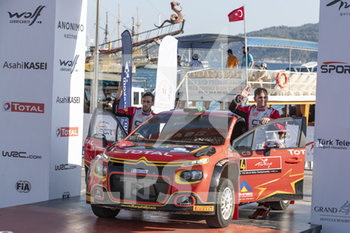 2020-09-19 - BULACIA WILKINSON Marco (bol), Marcelo DER OHANNESIAN (arg), CITROEN C3, WRC 3, portrait during the 2020 Rally of Turkey, 5th round of the 2020 FIA WRC Championship from September 18 to 20, 2020 at Marmaris, Mugla in Turkey - Photo Gregory Lenormand / DPPI - RALLY OF TURKEY, 5TH ROUND OF THE 2020 FIA WRC - SATURDAY - RALLY - MOTORS