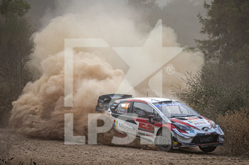 2020-09-19 - 33 EVANS Elfyn (GBR), MARTIN Scott (GBR), Toyota Yaris WRC, Toyota Gazoo Racing WRT, action during the 2020 Rally of Turkey, 5th round of the 2020 FIA WRC Championship from September 18 to 20, 2020 at Marmaris, Mugla in Turkey - Photo Gregory Lenormand / DPPI - RALLY OF TURKEY, 5TH ROUND OF THE 2020 FIA WRC - SATURDAY - RALLY - MOTORS