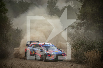 2020-09-19 - 08 TANAK Ott (EST), JARVEOJA Martin (EST), Hyundai i20 Coupe WRC, Hyundai Shell Mobis WRT, action during the 2020 Rally of Turkey, 5th round of the 2020 FIA WRC Championship from September 18 to 20, 2020 at Marmaris, Mugla in Turkey - Photo Gregory Lenormand / DPPI - RALLY OF TURKEY, 5TH ROUND OF THE 2020 FIA WRC - SATURDAY - RALLY - MOTORS