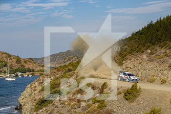 2020-09-19 - 44 GREENSMITH Gus (GBR), EDMONDSON Elliott (GBR), Ford Fiesta WRC, M-Sport Ford WRT, action during the 2020 Rally of Turkey, 5th round of the 2020 FIA WRC Championship from September 18 to 20, 2020 at Marmaris, Mugla in Turkey - Photo Gregory Lenormand / DPPI n - RALLY OF TURKEY, 5TH ROUND OF THE 2020 FIA WRC - SATURDAY - RALLY - MOTORS