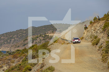 2020-09-19 - 69 ROVANPERA Kalle (FIN), HALTTUNEN Jonne (FIN), Toyota Yaris WRC, Toyota Gazoo Racing WRT, action during the 2020 Rally of Turkey, 5th round of the 2020 FIA WRC Championship from September 18 to 20, 2020 at Marmaris, Mugla in Turkey - Photo Gregory Lenormand / DPPI - RALLY OF TURKEY, 5TH ROUND OF THE 2020 FIA WRC - SATURDAY - RALLY - MOTORS