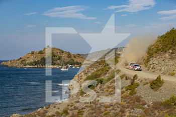 2020-09-19 - 69 ROVANPERA Kalle (FIN), HALTTUNEN Jonne (FIN), Toyota Yaris WRC, Toyota Gazoo Racing WRT, action during the 2020 Rally of Turkey, 5th round of the 2020 FIA WRC Championship from September 18 to 20, 2020 at Marmaris, Mugla in Turkey - Photo Gregory Lenormand / DPPI - RALLY OF TURKEY, 5TH ROUND OF THE 2020 FIA WRC - SATURDAY - RALLY - MOTORS