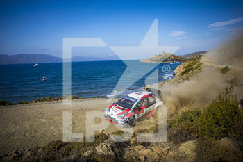 2020-09-19 - 33 EVANS Elfyn (GBR), MARTIN Scott (GBR), Toyota Yaris WRC, Toyota Gazoo Racing WRT, action during the 2020 Rally of Turkey, 5th round of the 2020 FIA WRC Championship from September 18 to 20, 2020 at Marmaris, Mugla in Turkey - Photo Gregory Lenormand / DPPI - RALLY OF TURKEY, 5TH ROUND OF THE 2020 FIA WRC - SATURDAY - RALLY - MOTORS