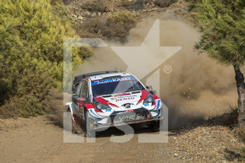 2020-09-19 - 17 OGIER Sebastien (FRA), INGRASSIA Julien (FRA), Toyota Yaris WRC, Toyota Gazoo Racing WRT, action during the 2020 Rally of Turkey, 5th round of the 2020 FIA WRC Championship from September 18 to 20, 2020 at Marmaris, Mugla in Turkey - Photo Gregory Lenormand / DPPI - RALLY OF TURKEY, 5TH ROUND OF THE 2020 FIA WRC - SATURDAY - RALLY - MOTORS