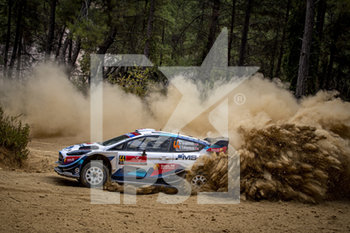 2020-09-20 - 44 GREENSMITH Gus (GBR), EDMONDSON Elliott (GBR), Ford Fiesta WRC, M-Sport Ford WRT, action during the 2020 Rally of Turkey, 5th round of the 2020 FIA WRC Championship from September 18 to 20, 2020 at Marmaris, Mugla in Turkey - Photo Gregory Lenormand / DPPI - RALLY OF TURKEY, 5TH ROUND OF THE 2020 FIA WRC - RALLY - MOTORS