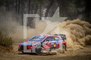 2020-09-20 - 08 TANAK Ott (EST), JARVEOJA Martin (EST), Hyundai i20 Coupe WRC, Hyundai Shell Mobis WRT, action during the 2020 Rally of Turkey, 5th round of the 2020 FIA WRC Championship from September 18 to 20, 2020 at Marmaris, Mugla in Turkey - Photo Gregory Lenormand / DPPI - RALLY OF TURKEY, 5TH ROUND OF THE 2020 FIA WRC - RALLY - MOTORS