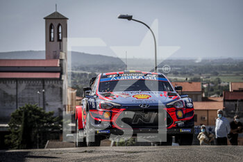 2020-10-08 - 11 NEUVILLE Thierry (BEL), GILSOUL Nicolas (BEL), Hyundai i20 Coupe WRC, Hyundai Shell Mobis WRT, action during the 2020 Rally Italia Sardegna, 6th round of the 2020 FIA WRC Championship from October 8 to 11, 2020 at Alghero, Sardegna in Italy - Photo Paulo Maria / DPPI - RALLY DI SARDEGNA - 6TH ROUND OF THE 2020 FIA WRC CHAMPIONSHIP - RALLY - MOTORS