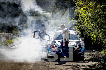2020-10-08 - 44 GREENSMITH Gus (GBR), EDMONDSON Elliott (GBR), Ford Fiesta WRC, M-Sport Ford WRT, action during the 2020 Rally Italia Sardegna, 6th round of the 2020 FIA WRC Championship from October 8 to 11, 2020 at Alghero, Sardegna in Italy - Photo Paulo Maria / DPPI - RALLY DI SARDEGNA - 6TH ROUND OF THE 2020 FIA WRC CHAMPIONSHIP - RALLY - MOTORS
