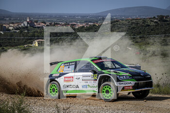 2020-10-08 - 32 SOLBERG Oliver, JOHNNSTON Aaron, Volkswagen Polo GTI R5, action during the 2020 Rally Italia Sardegna, 6th round of the 2020 FIA WRC Championship from October 8 to 11, 2020 at Alghero, Sardegna in Italy - Photo Paulo Maria / DPPI - RALLY DI SARDEGNA - 6TH ROUND OF THE 2020 FIA WRC CHAMPIONSHIP - RALLY - MOTORS