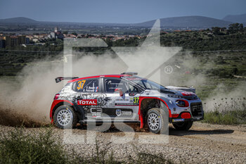 2020-10-08 - 37 ROSSEL Yohan, FULCRAND Benoit, Citroen C3 R5, PH Sport, WRC 3, action during the 2020 Rally Italia Sardegna, 6th round of the 2020 FIA WRC Championship from October 8 to 11, 2020 at Alghero, Sardegna in Italy - Photo Paulo Maria / DPPI - RALLY DI SARDEGNA - 6TH ROUND OF THE 2020 FIA WRC CHAMPIONSHIP - RALLY - MOTORS