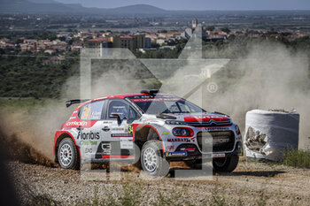 2020-10-08 - 34 CIAMIN Nicolas (FRA), ROCHE Yannick (FRA), Citroen C3 R5, WRC 3, action during the 2020 Rally Italia Sardegna, 6th round of the 2020 FIA WRC Championship from October 8 to 11, 2020 at Alghero, Sardegna in Italy - Photo Paulo Maria / DPPI - RALLY DI SARDEGNA - 6TH ROUND OF THE 2020 FIA WRC CHAMPIONSHIP - RALLY - MOTORS