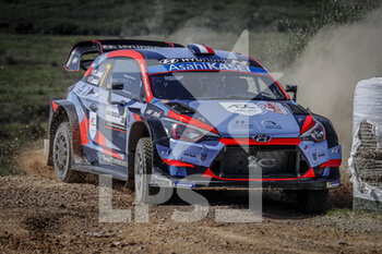 2020-10-08 - 07 LOUBET Pierre-Louis (fra), Vincent LANDAIS (fra), HYUNDAI 2C COMPETITION, HYUNDAI i20 Coupe.. WRC RC1 WRC, action during the 2020 Rally Italia Sardegna, 6th round of the 2020 FIA WRC Championship from October 8 to 11, 2020 at Alghero, Sardegna in Italy - Photo Paulo Maria / DPPI - RALLY DI SARDEGNA - 6TH ROUND OF THE 2020 FIA WRC CHAMPIONSHIP - RALLY - MOTORS
