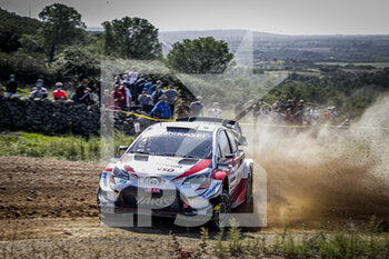 2020-10-08 - 17 OGIER Sebastien (FRA), INGRASSIA Julien (FRA), Toyota Yaris WRC, Toyota Gazoo Racing WRT, action during the 2020 Rally Italia Sardegna, 6th round of the 2020 FIA WRC Championship from October 8 to 11, 2020 at Alghero, Sardegna in Italy - Photo Paulo Maria / DPPI - RALLY DI SARDEGNA - 6TH ROUND OF THE 2020 FIA WRC CHAMPIONSHIP - RALLY - MOTORS