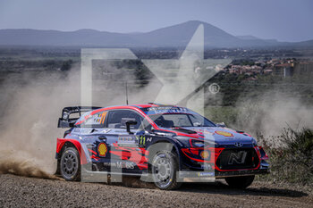 2020-10-08 - 11 NEUVILLE Thierry (BEL), GILSOUL Nicolas (BEL), Hyundai i20 Coupe WRC, Hyundai Shell Mobis WRT, action during the 2020 Rally Italia Sardegna, 6th round of the 2020 FIA WRC Championship from October 8 to 11, 2020 at Alghero, Sardegna in Italy - Photo Paulo Maria / DPPI - RALLY DI SARDEGNA - 6TH ROUND OF THE 2020 FIA WRC CHAMPIONSHIP - RALLY - MOTORS