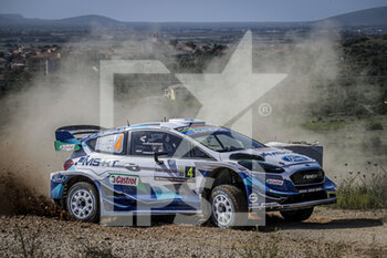 2020-10-08 - 04 LAPPI Esapekka (FIN), FERM Janne (FIN), Ford Fiesta WRC, M-Sport Ford WRT, action during the 2020 Rally Italia Sardegna, 6th round of the 2020 FIA WRC Championship from October 8 to 11, 2020 at Alghero, Sardegna in Italy - Photo Paulo Maria / DPPI - RALLY DI SARDEGNA - 6TH ROUND OF THE 2020 FIA WRC CHAMPIONSHIP - RALLY - MOTORS