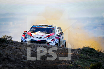 2020-10-09 - 33 during the 2020 Rally Italia Sardegna, 6th round of the 2020 FIA WRC Championship from October 8 to 11, 2020 at Alghero, Sardegna in Italy - Photo Paulo Maria / DPPI - RALLY OF SARDEGNA - 6TH ROUND OF THE 2020 FIA WRC CHAMPIONSHIP - RALLY - MOTORS