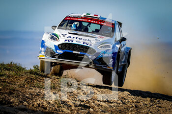 2020-10-09 - 41 PEDRO, Baldaccini Emanuele, Ford Fiesta R5 MkII, WRC 3, action during the 2020 Rally Italia Sardegna, 6th round of the 2020 FIA WRC Championship from October 8 to 11, 2020 at Alghero, Sardegna in Italy - Photo Paulo Maria / DPPI - RALLY OF SARDEGNA - 6TH ROUND OF THE 2020 FIA WRC CHAMPIONSHIP - RALLY - MOTORS